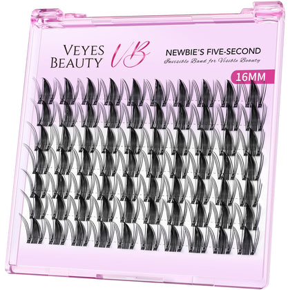 VEYESBEAUTY Faux Cils Clusters 16mm en boîte