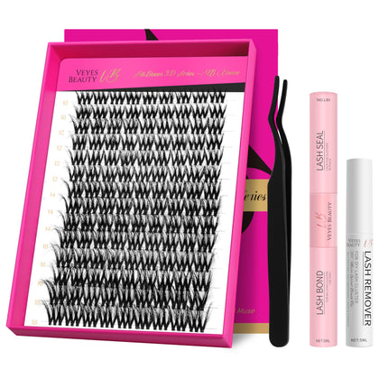 VEYESBEAUTY Kit de Cils en Écussons Fluffy vue de face