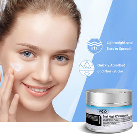 VGO Crème Hydratante 3-en-1 Mucine d'Escargot avec accessoires de beauté