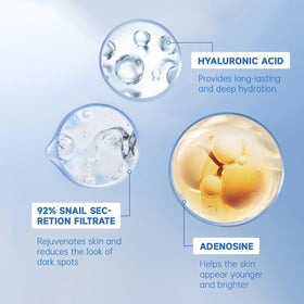 VGO Crème Hydratante 3-en-1 Mucine d'Escargot côté