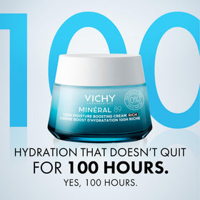 VICHY Minéral 89 Crème Hydratante Riche texture crémeuse