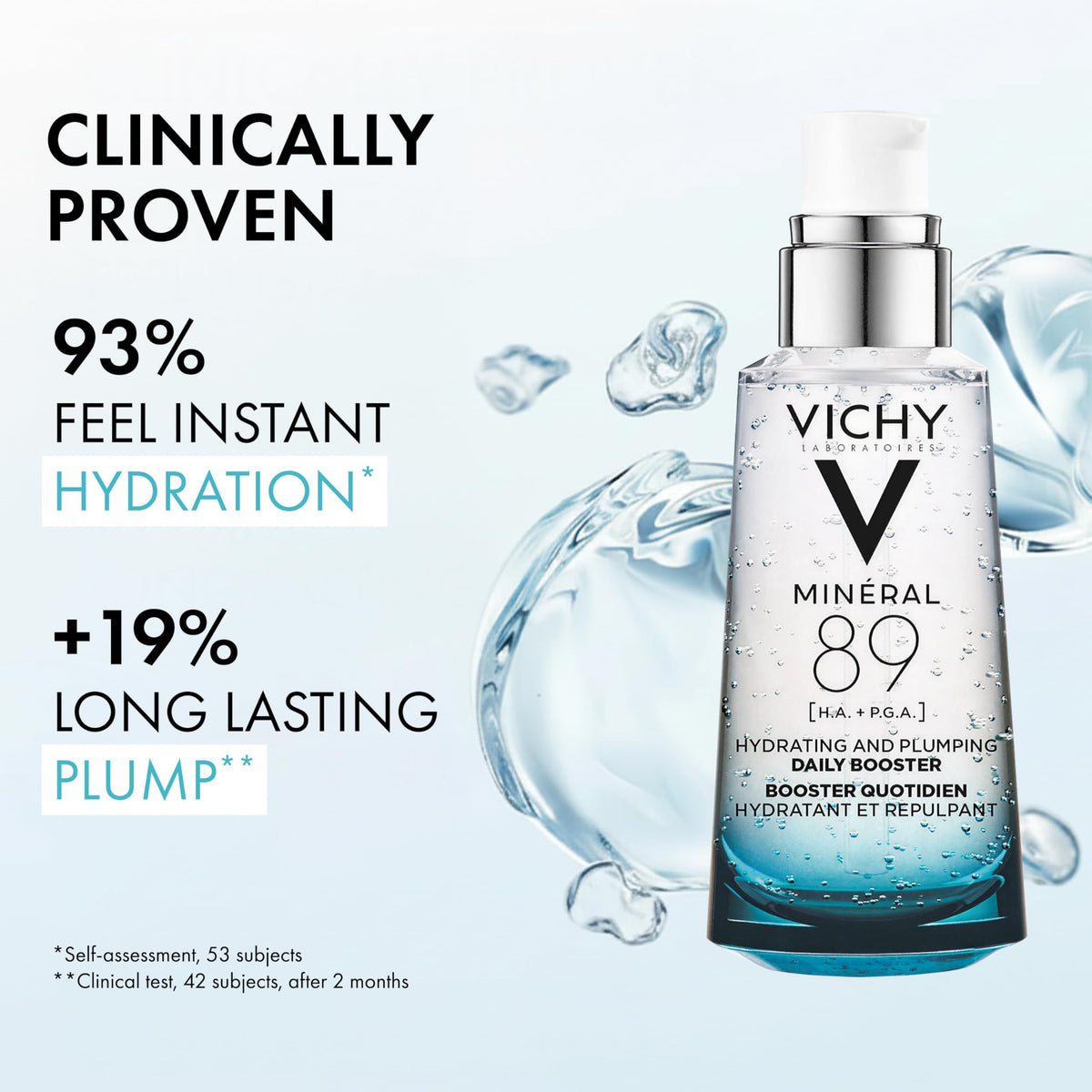 VICHY Minéral 89 Sérum Hyaluronique texture gel