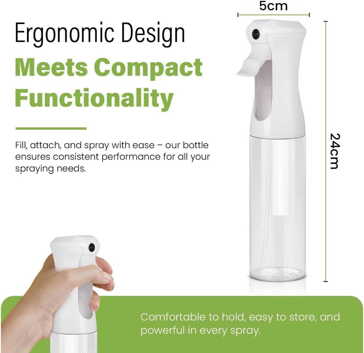 VIGOR PATH Spray Bottle 300ml sur une étagère