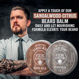 Viking Revolution Baume à Barbe Agrumes et Bois de Santal packaging