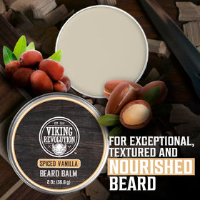 Viking Revolution Baume à Barbe Vanille Épicée application sur barbe