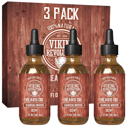 Viking Revolution Huile à Barbe Santal 260g vue avant