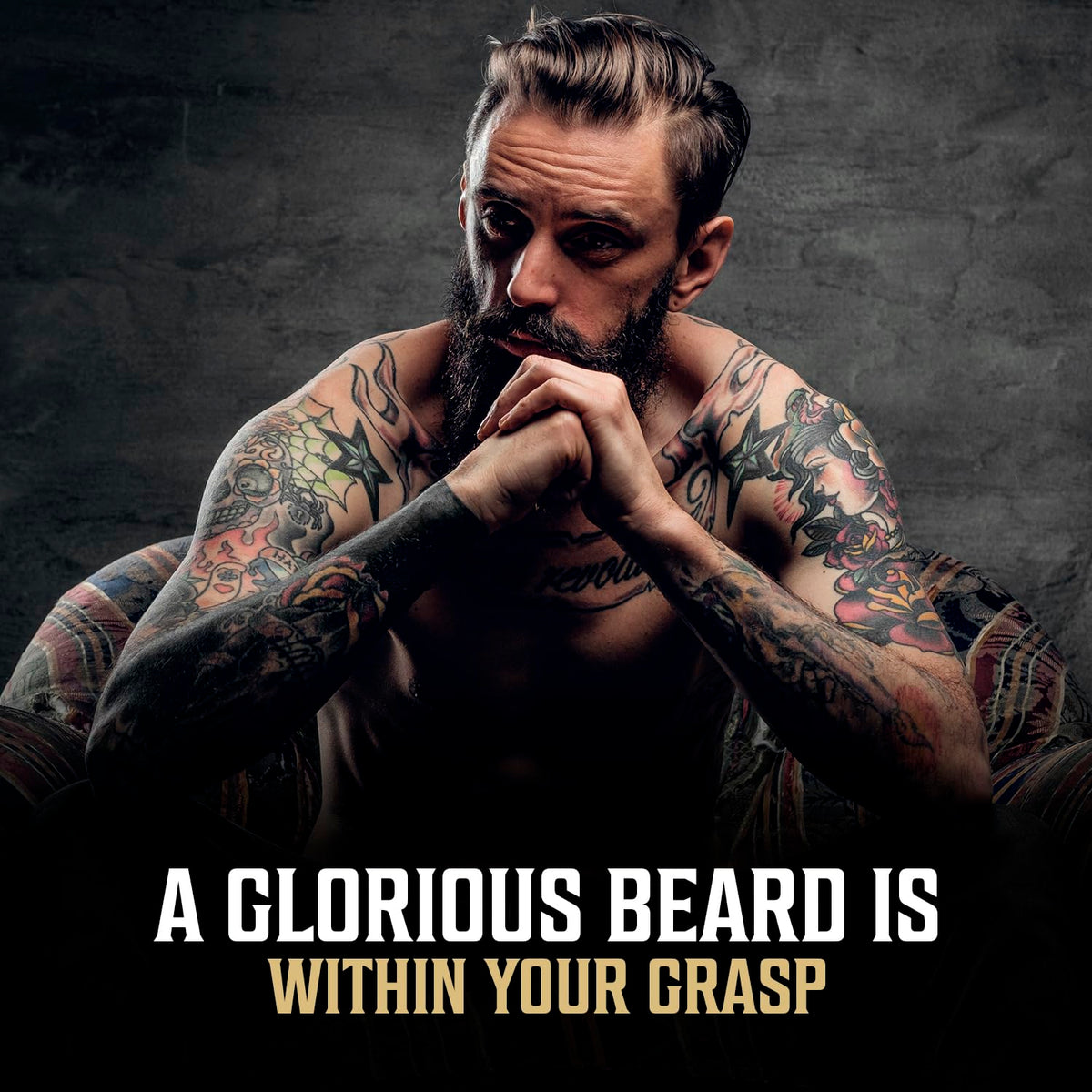 Viking Revolution huile à barbe vanille épicée en gros plan