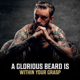 Viking Revolution huile à barbe vanille épicée en gros plan