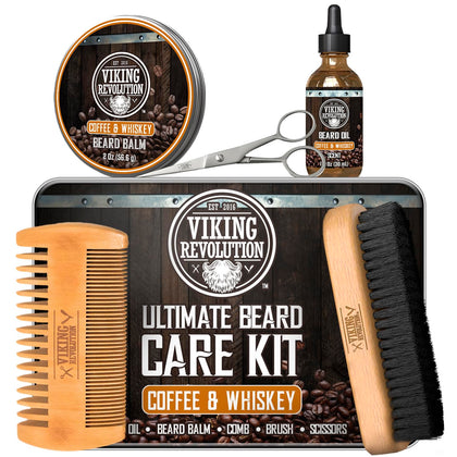Viking Revolution Kit de Barbe contenant brosse et peigne