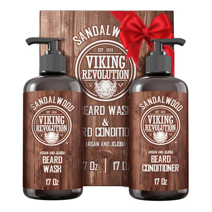 Viking Revolution Kit de Nettoyage et d'Après-Rasage pour Barbe - 17 oz vue de face