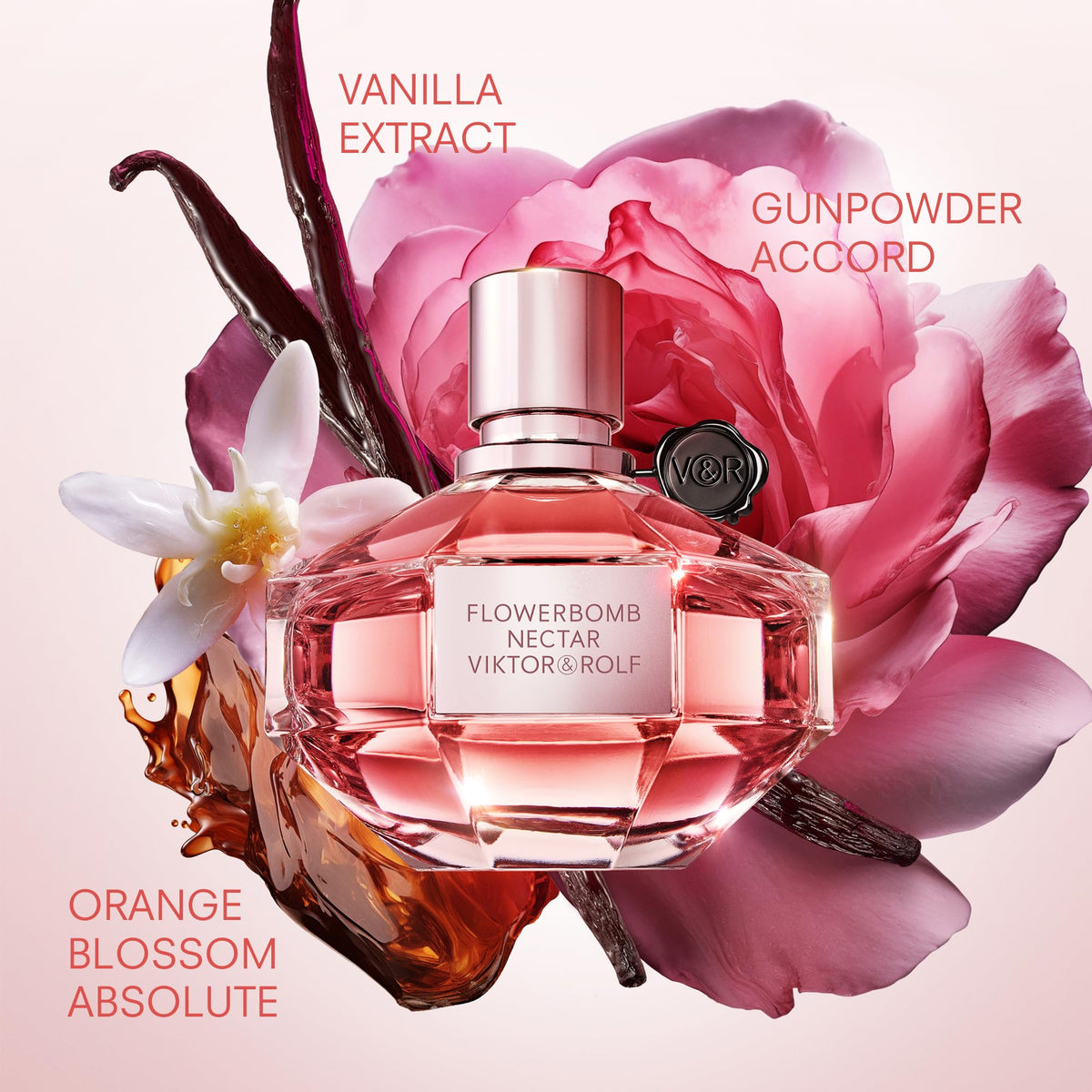 Viktor&Rolf Flowerbomb Nectar Eau de Parfum 100ml bouteille côté
