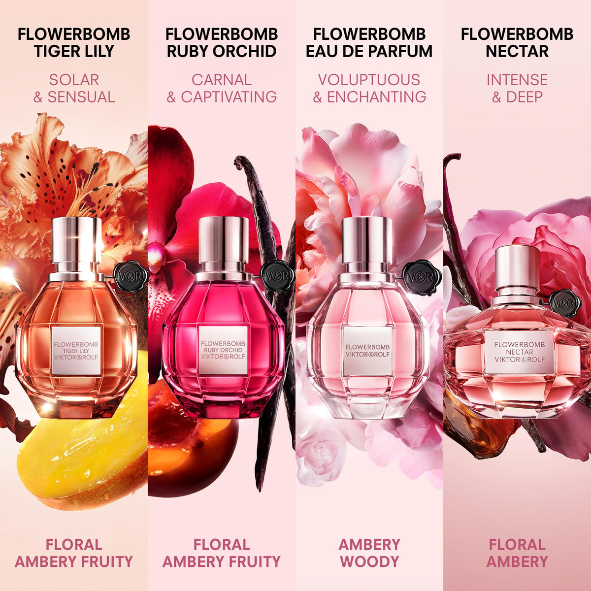 Viktor&Rolf Flowerbomb Nectar Eau de Parfum 100ml détail du flacon