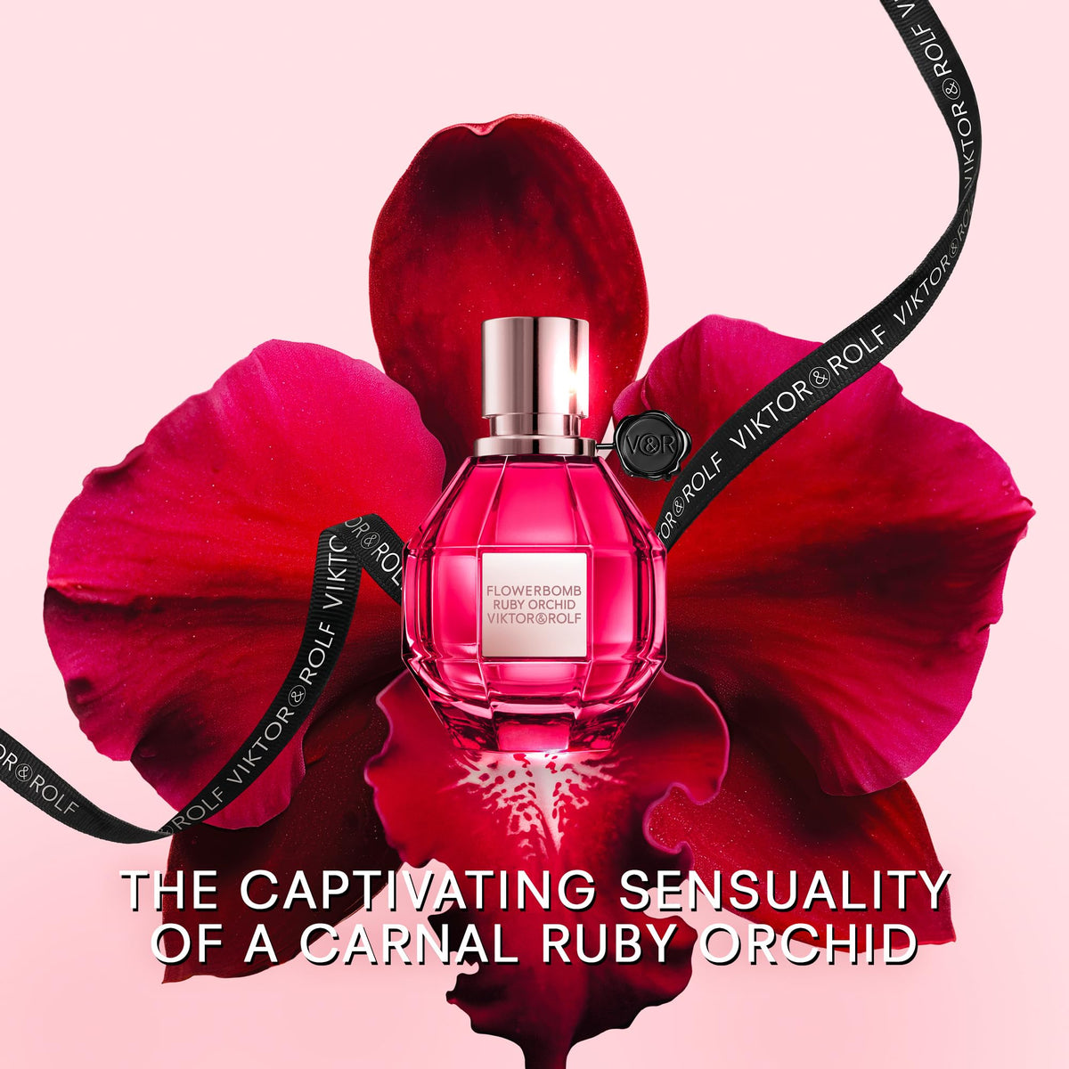 Viktor&Rolf Flowerbomb Ruby Orchid avec bouchon décoratif