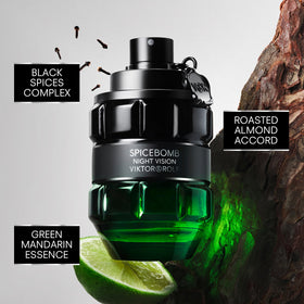 Viktor&Rolf Spicebomb Nightvision bouteille avec étiquette