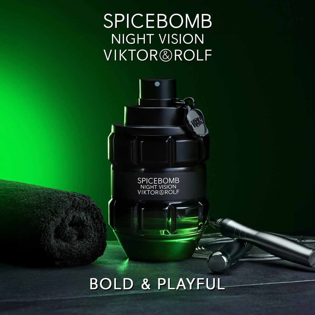 Viktor&Rolf Spicebomb Nightvision Eau de Toilette sur fond neutre