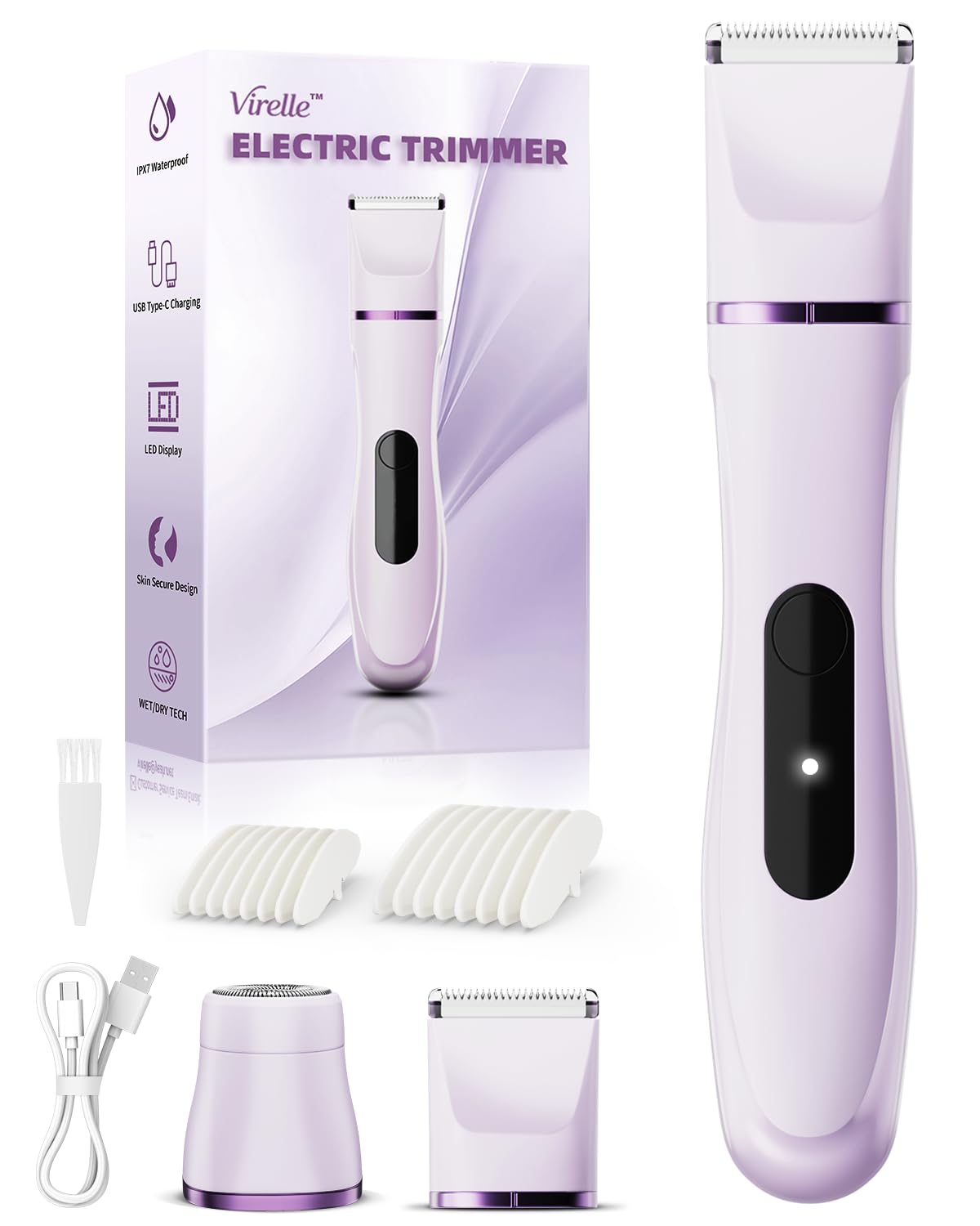 Virelle Épilateur Électrique 2-en-1 vue avant
