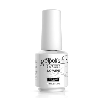 Vishine Top Coat Gel 15ML vue avant avec finition brillante