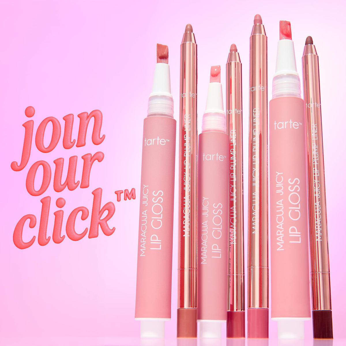 Visuel de la collection de charms inclus avec le gloss