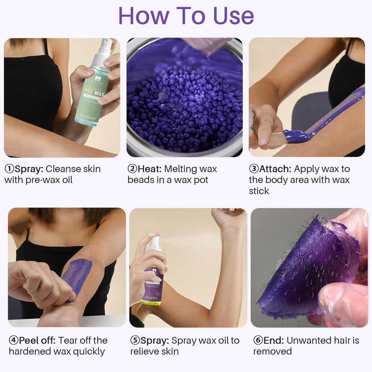 Visuel des accessoires de précision du kit BLITZWAX