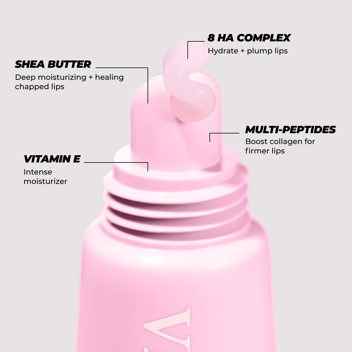 Vitamasques Baume à Lèvres Crème Vanille 9g texture crémeuse