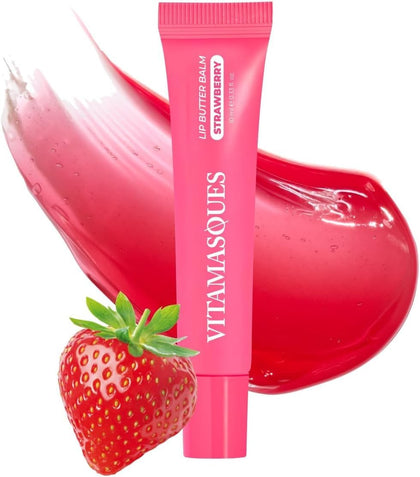 Vitamasques Baume à Lèvres Hydratant Fraise 10g vue de face