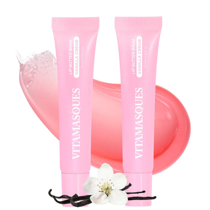 Vitamasques Baume à Lèvres Hydratant Vanille Crème pack de 2