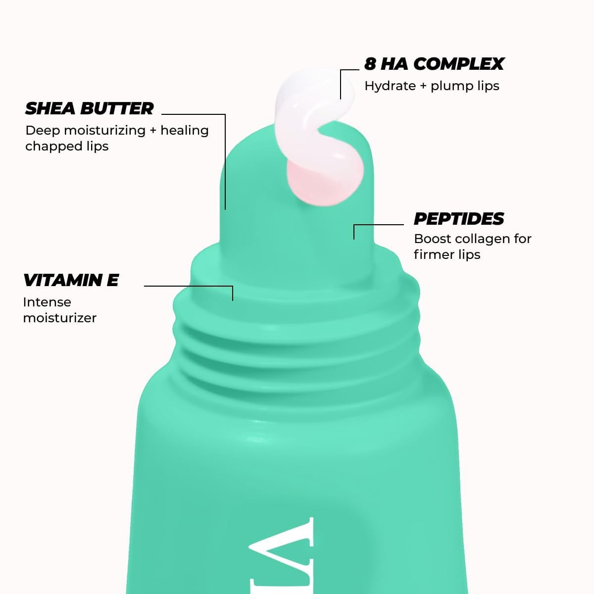 Vitamasques Baume à Lèvres, packaging avec ingrédients
