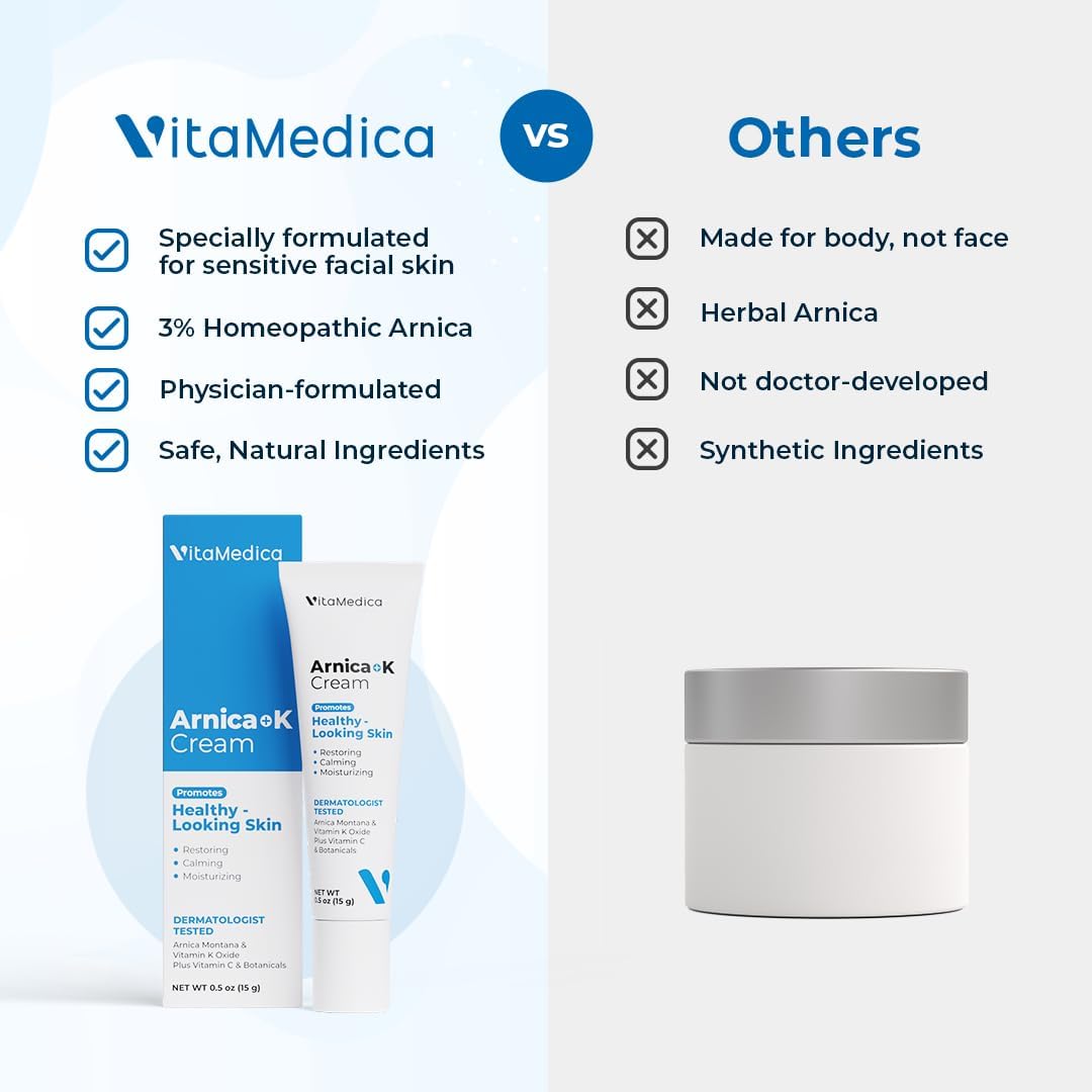 VitaMedica Crème Arnica + Vitamine K 50g avec accessoires de beauté