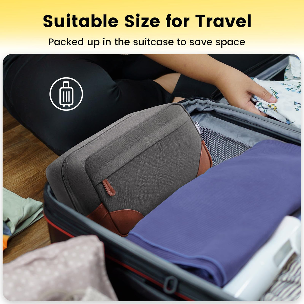 Vorspack trousse de toilette avec différents articles de toilette à l'intérieur