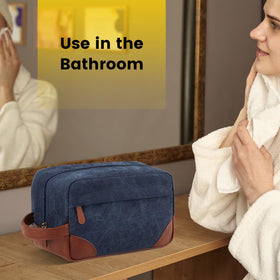 Vorspack trousse de toilette bleue marine fermée