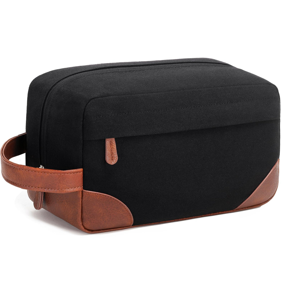 Vorspack trousse de toilette de voyage noire vue de face