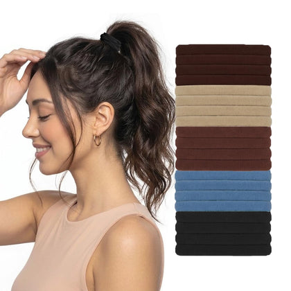 Vrose Flosi élastique cheveux noir, modèle sans couture
