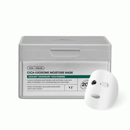 VT COSMETICS Masque Hydratant Cica-Exosome paquet de 20 feuilles
