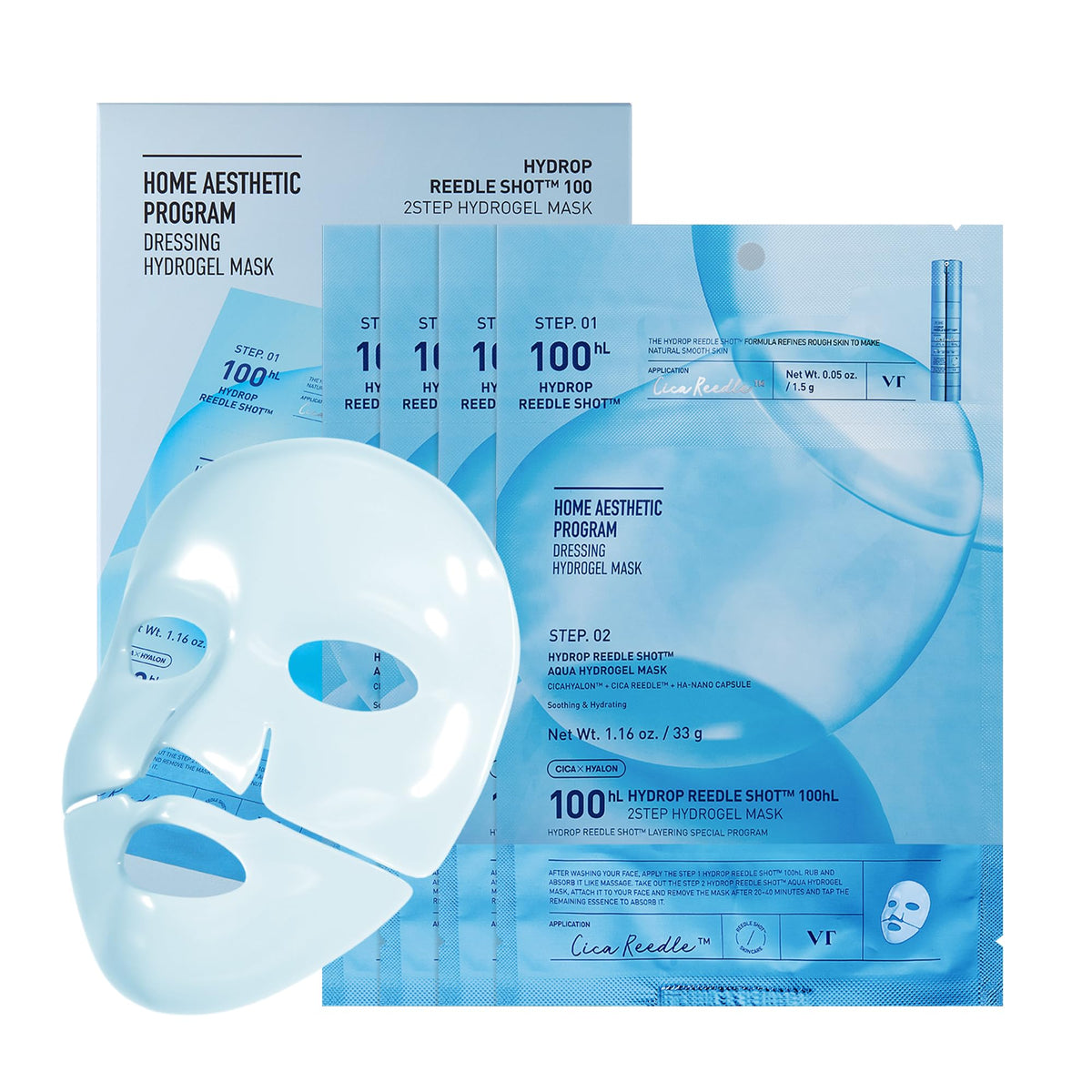 VT COSMETICS masque hydrogel hydratant vue de face