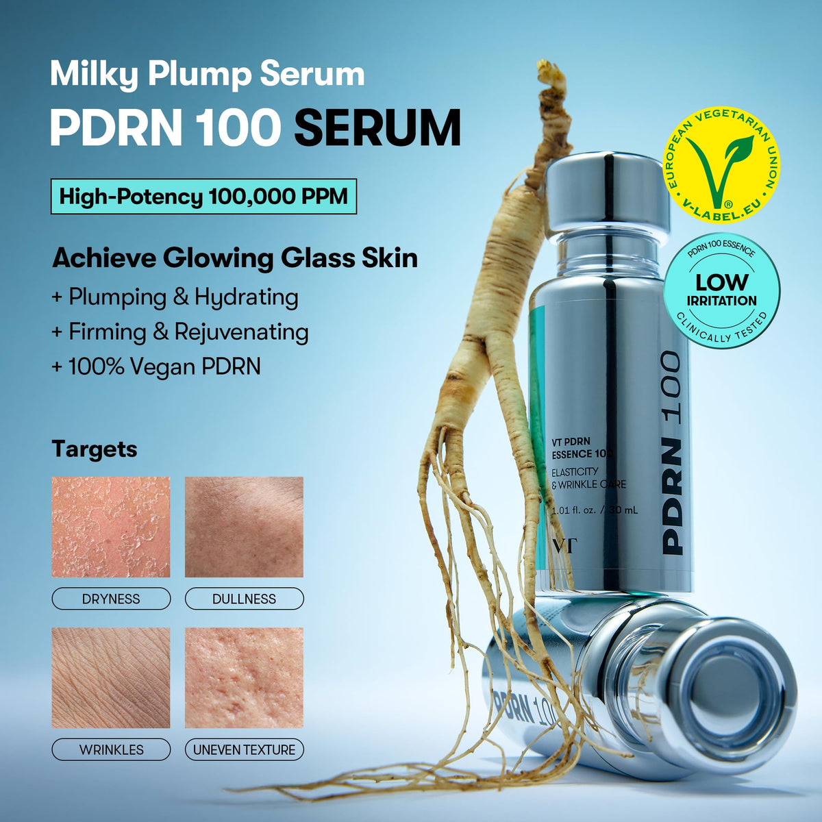 VT COSMETICS PDRN 100 Essence 30 ml arrière vue