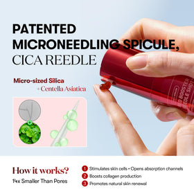 VT COSMETICS Sérum Red support Reedle Shot 50ml application sur la peau