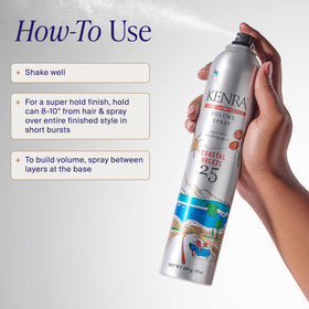 Vue arrière de Kenra Volume Spray 25 Coastal Breeze