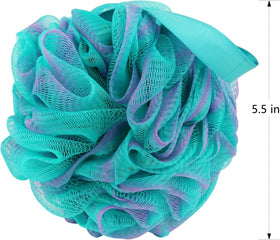 Vue arrière de l'éponge de douche luffa Fu Store, couleur jaune