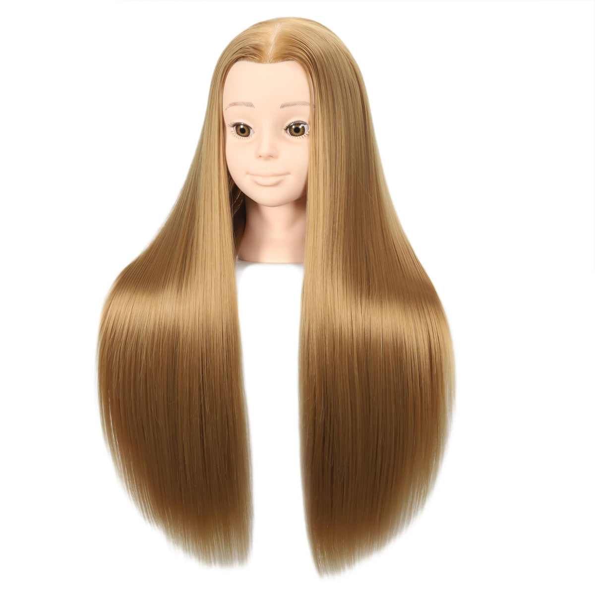 Vue arrière de la tête de mannequin headdoll avec support