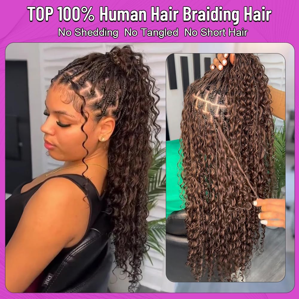 Vue arrière des cheveux bouclés profonds Acbhoa