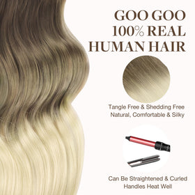 Vue arrière des extensions de cheveux GOO GOO