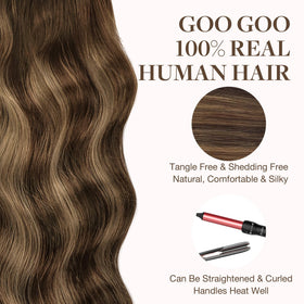Vue arrière des extensions de cheveux GOO GOO balayage