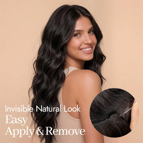 Vue arrière des extensions de cheveux KooKaStyle