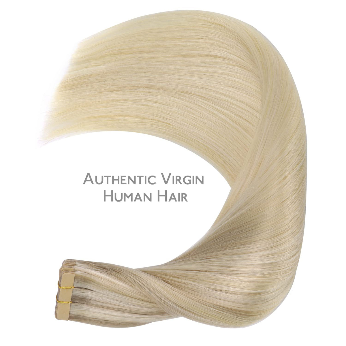 Vue arrière des extensions de cheveux Wennalife