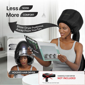 Vue arrière du bonnet diffuseur Granteva avec tuyau long