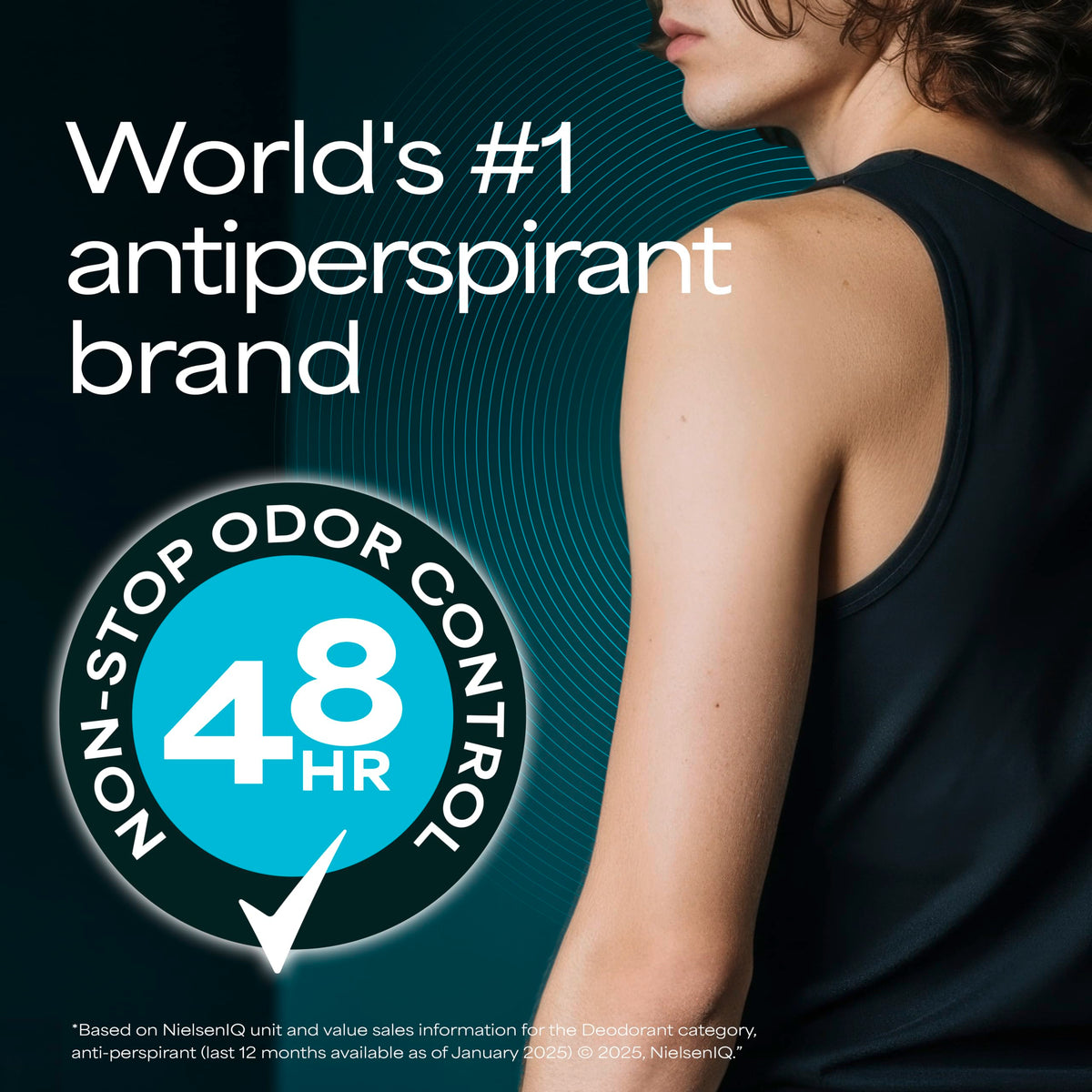 Vue arrière du Degree Antiperspirant Cool Rush