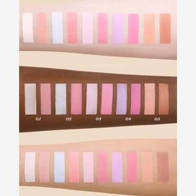 Vue arrière du duo de poudres blush Flower Knows avec détails de l'emballage