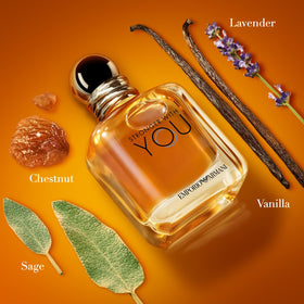 Vue arrière du flacon d'Armani Beauty Stronger With You Eau de Toilette