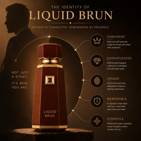 Vue arrière du flacon de parfum Liquid Brun 100ml