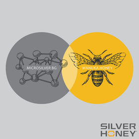 Vue arrière du flacon de Shampooing Silver Honey